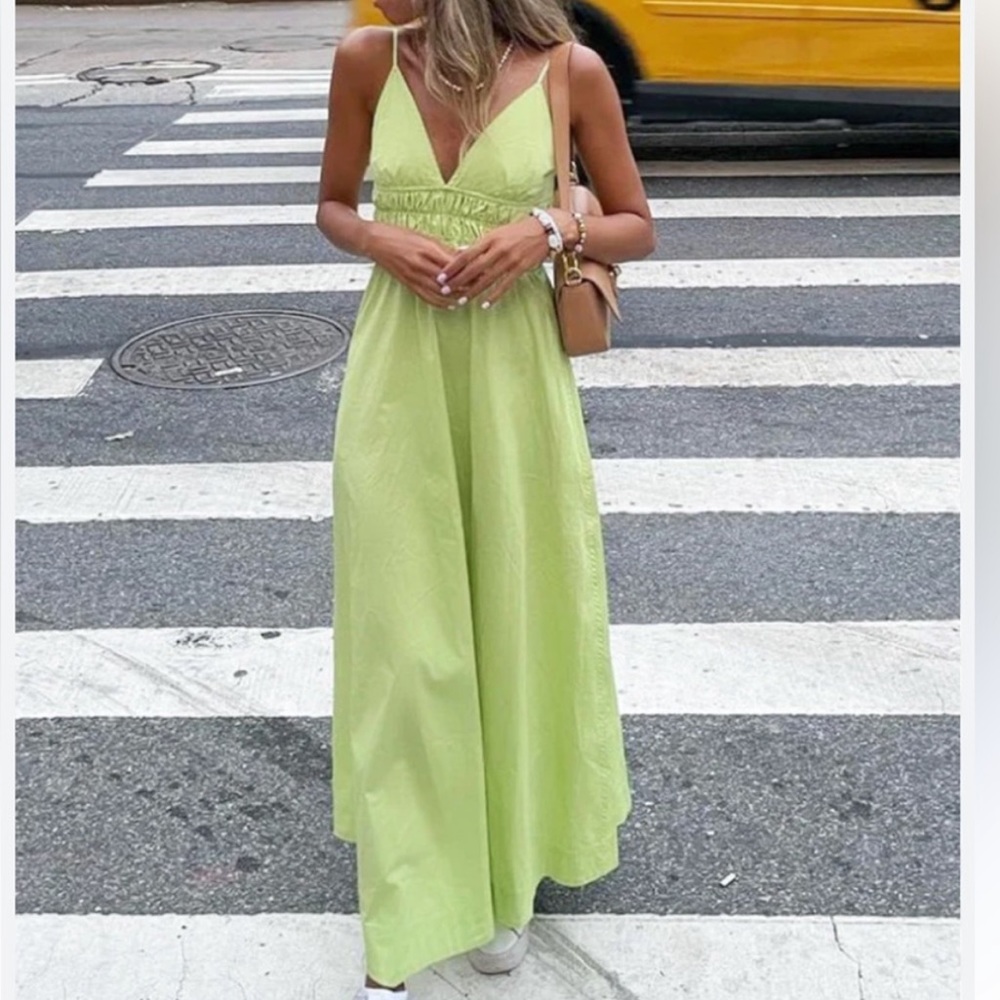 Zara Green Dress